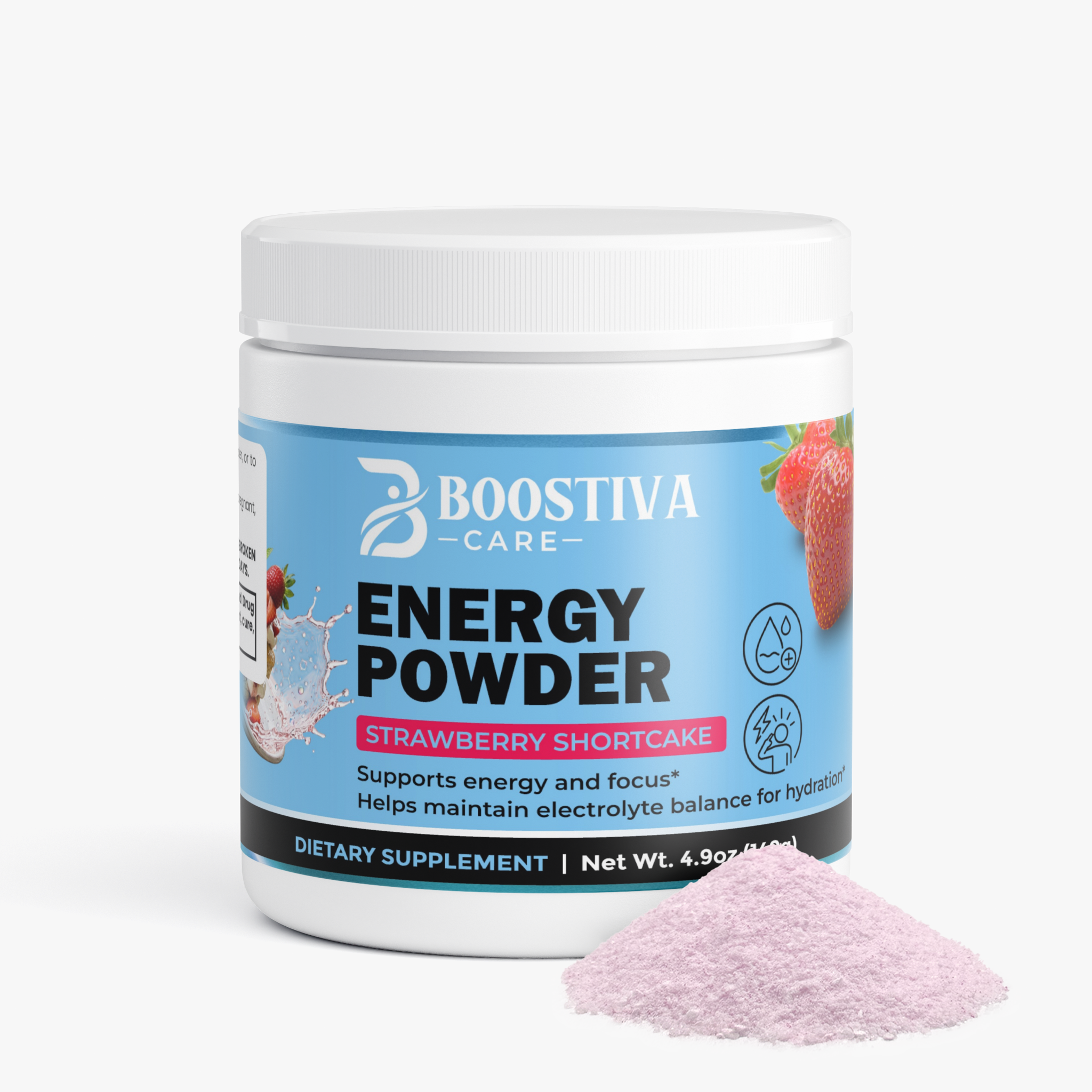 Energy Powder (Strawberry Shortcake)
