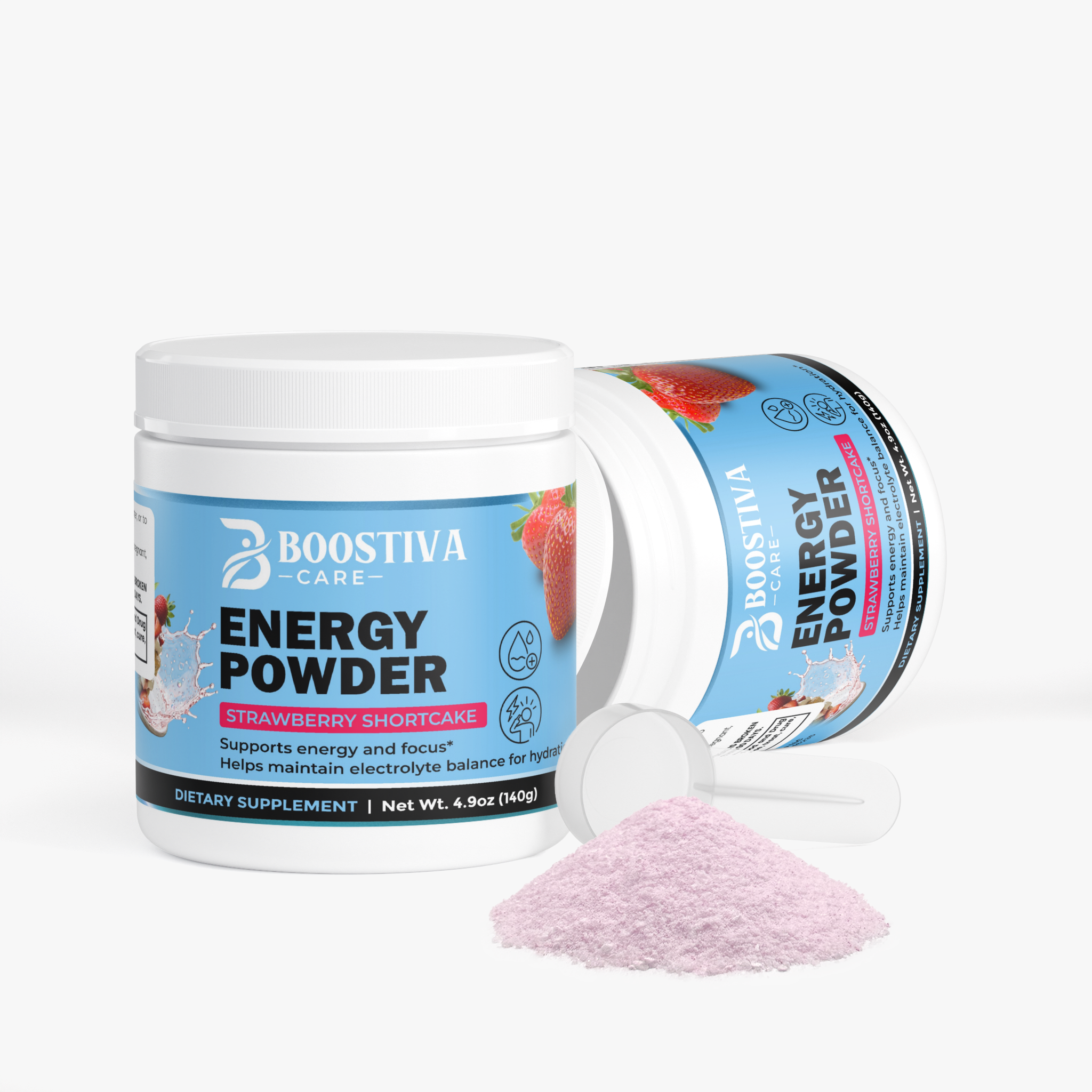 Energy Powder (Strawberry Shortcake)